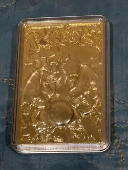 SET Of 6 Pokemon 23k Gold Plated Trading Cards 1999 Burger King. Charzard & More - Image 5