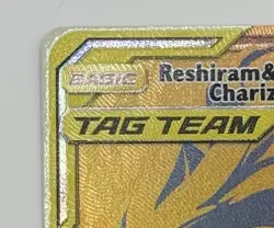Reshiram & Charizard GX SM247 Holo Card Mint Condition 2021 Sun & Moon Promo - Image 3