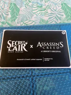 Secret Lair x Assassin's Creed Lethal Legends Rainbow Foil Edition - Image 1