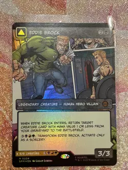 Eddie Brock (0224) (Borderless) Marvel's Spider-Man Foil - Image 1