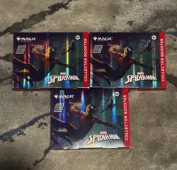 Magic: The Gathering Marvel’s Spider-Man Collector Booster Factory Sealed (x3) - Image 1