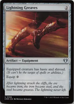 Lightning Greaves U Commander Masters 398 NM MTG - Image 1