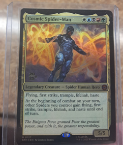 MTG - Cosmic Spider-Man - Prerelease Foil - Marvel's Spider-Man - Image 1