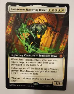 Mtg Spider-Man Anti-venom, Horrifying Healer Extended Art NM - Image 1