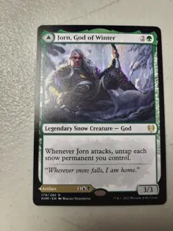 1x ​Jorn, God of Winter / Kaldring, the Rimestaff Kaldheim ​​​​​LP Free Shipping - Image 1