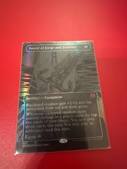 Sword of Forge and Frontier (Oil Slick Raised Foil) Phyrexia: All Will Be One... - Image 1