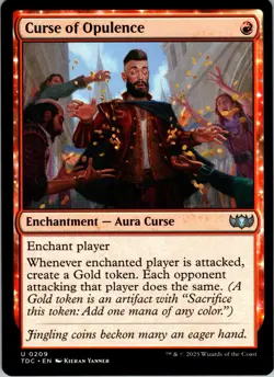 Curse of Opulence - Normal - U - Enchantment - Aura Curse - Commander: Tarkir: D - Image 1