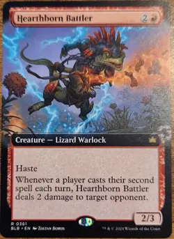 Hearthborn Battler #0361 MTG: Bloomburrow Extended Art Regular Rare *Buy 2 Get 1 - Image 1