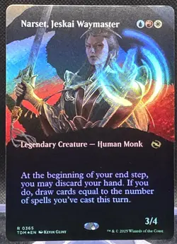 Narset, Jeskai Waymaster #365 Tarkir: Dragonstorm Borderless Foil R *Buy 2 Get 1 - Image 1