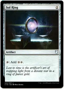 SOL RING 222 MAGIC: THE GATHERING COMMANDER 2018 (C18) UNCOMMON - Image 1