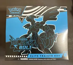 Pokemon TCG Scarlet & Violet Black Bolt ETB Factory Sealed Ships Fast and Safe - Image 1