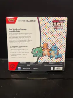 Pokemon TCG Scarlet & Violet 151 Poster Collection Box 3 Packs New Sealed 820650853166 - Image 2