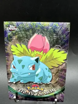 Ivysaur #2 Pokemon 2000 Topps Chrome - Series 1 (TV Animation) [Holo] - Image 2