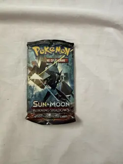 Pokemon TCG Sealed Sun & Moon Burning Shadows Booster Pack - Image 1