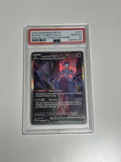 Pokemon TCG Team Rocket's Mewtwo EX Destined Rivals 231/182 PSA 10 - Image 4