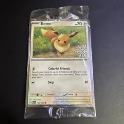 Sealed Eevee 133/165 Pokemon Holiday Calendar 2025 Stamp Promo - Image 1