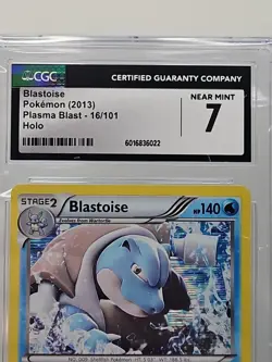 Blastoise 16/101 Plasma Blast Holo pokemon CGC 7 - Image 2
