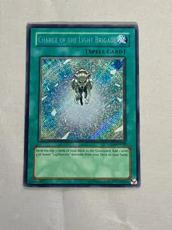 Yu-Gi-Oh! Secret Rare Charge of the Light Brigade TDGS-EN089 - Image 1