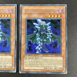 2x Destiny Hero - Diamond Dude - EOJ-EN003 - Rare 2x 1st Edition Light Play - Image 3