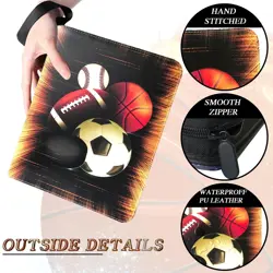 Trading Card Binder, Sports Card Binder 9 Pocket with 50 Sleeves Fits 900 Spo... - Image 3