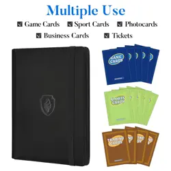 Premium 9 Pocket Card Binder for 540 Cards, PU Cover Trading Card Binder, Stu... - Image 5