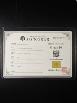 PIKACHU Van Gogh Grey Felt Hat ARS 10 CERTIFICATION Promo Card Pokemon PSA 10 - Image 4
