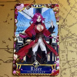 FGO Trading Card Francis Drake Valentine Frame Holo Fatal 5 Limited - Image 1