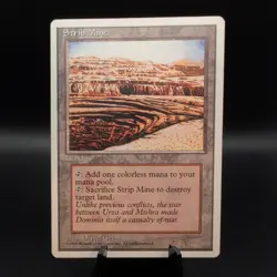 MTG Magic The Gathering 4th Fourth Edition X1 Strip Mine - Image 1
