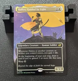 Haliya, Guided By Light #0289 Borderless Rare FOIL Edge Of Eternities Magic MTG - Image 1
