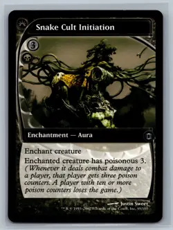 Magic The Gathering Future Sight Snake Cult Initiation #89/180 MTG TCG CCG - Image 1