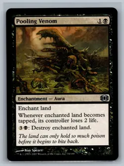 Magic The Gathering Future Sight Pooling Venom #74/180 MTG TCG CCG - Image 1