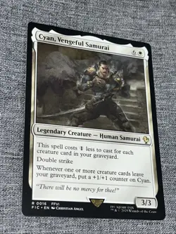 Cyan, Vengeful Samurai - FIC 0016 NM - MTG Magic Non Foil - Image 1