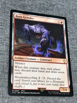 Ruin Grinder Non Foil - FIC 0297 NM - MTG Magic - Image 1