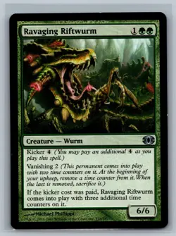 Magic The Gathering Future Sight Ravaging Riftwurm #135/180 MTG TCG CCG - Image 1