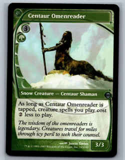 Magic The Gathering Future Sight Centaur Omenreader #143/180 MTG TCG CCG - Image 1