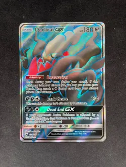 2017 Pokemon Sun & Moon Buring Shadows Darkrai GX Full Art #139/147 - Image 1