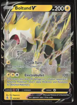 Pokemon TCG SWSH: Sword & Shield Promo Cards #SWSH219 Boltund V NM - Image 1
