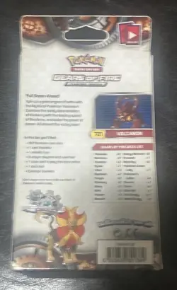 Pokemon XY Steam Siege Gears Of Fire Theme Deck Volcanion New Sealed - Image 4