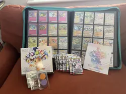 Pokemon Prismatic Evolutions Set Bundle - 319 Cards Incl Promos, Opened ETB - Image 1