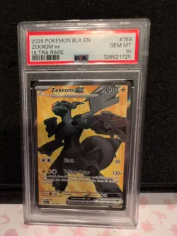 Zekrom #158/86 PSA 10 Gem Mint Pokemon Black Bolt Ultra Rare. 🔥 - Image 1