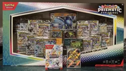 Pokemon Prismatic Evolutions Premium Collection Booster Bundle Alakazam 20pk LOT - Image 1