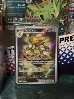 Pokemon Prismatic Evolutions Premium Collection Booster Bundle Alakazam 20pk LOT - Image 2