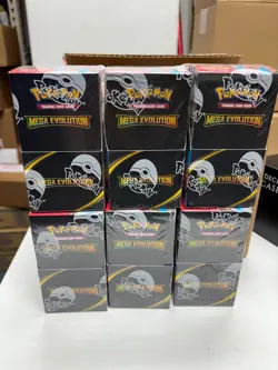 Pokemon TCG Mega Evolution Half Booster Box SEALED (18 packs) in hand - Image 1