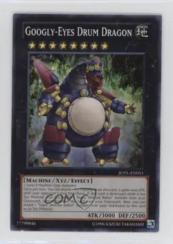 Googly-Eyes Drum Dragon 1st Ed. YuGiOh Judgment of the Light #JOTL-EN051 - Image 1