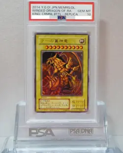 YuGiOh PSA10 Ultra Rare Winged Dragon of Ra Official Card One Owner Graded - Image 1