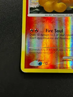 Vulpix 107/123 - Mysterious Treasures Reverse Holo Pokemon TCG Card DMG - Image 2