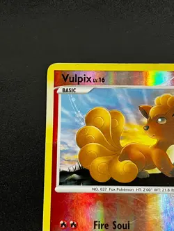 Vulpix 107/123 - Mysterious Treasures Reverse Holo Pokemon TCG Card DMG - Image 5