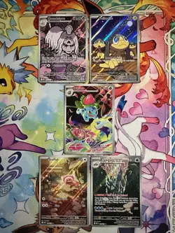 Lot Of 5 Pokemon TCG Set HOLO Rare Cards Assortment Collection IR FA EX - Image 1