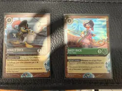 Lorcana Disney Cruise Line Treasure Exclusive Donald & Daisy Cards - Image 1