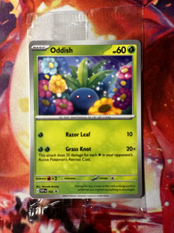 Pokemon - Oddish - SVP 102 - Sv: Scarlet & Violet Promo Cards - Image 1